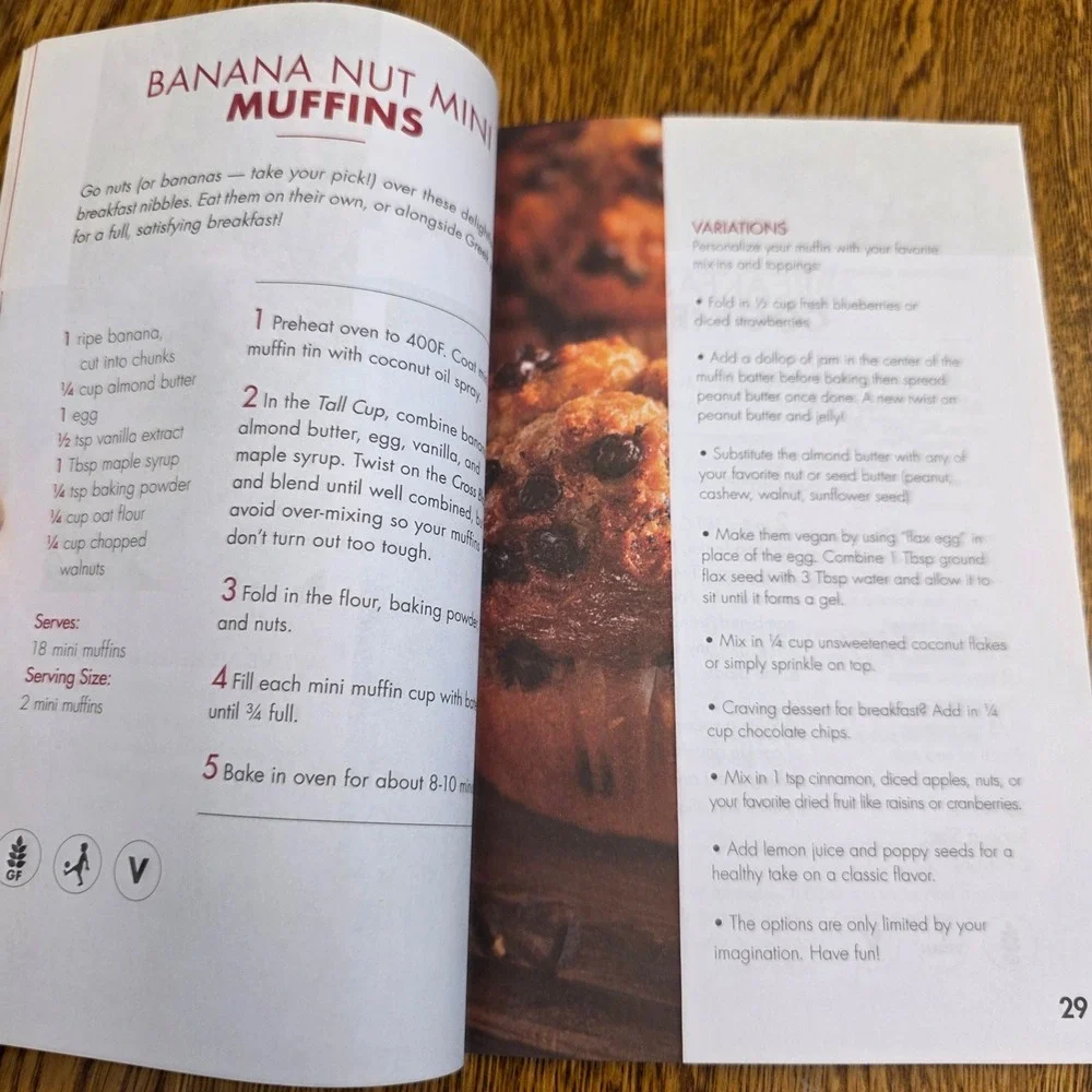 Magic‎ Bullet 10-Second Recipes & User Guide Cookbook Manual MB-IM159D-02 2015